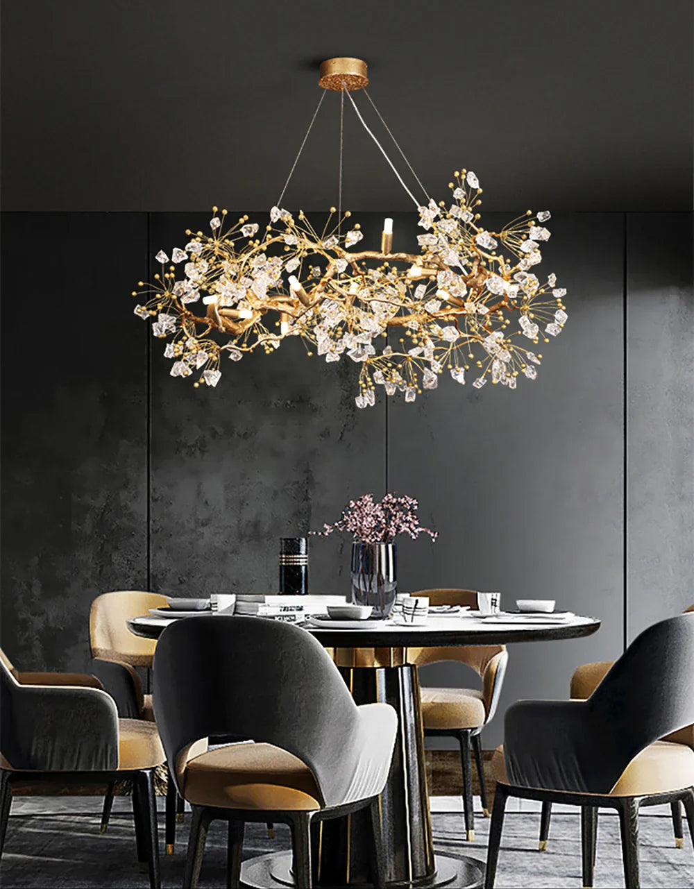 Lorna Berry Branch Shape Glass Chandelier product image