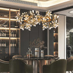 Lorna Berry Branch Shape Glass Chandelier material and finish detail