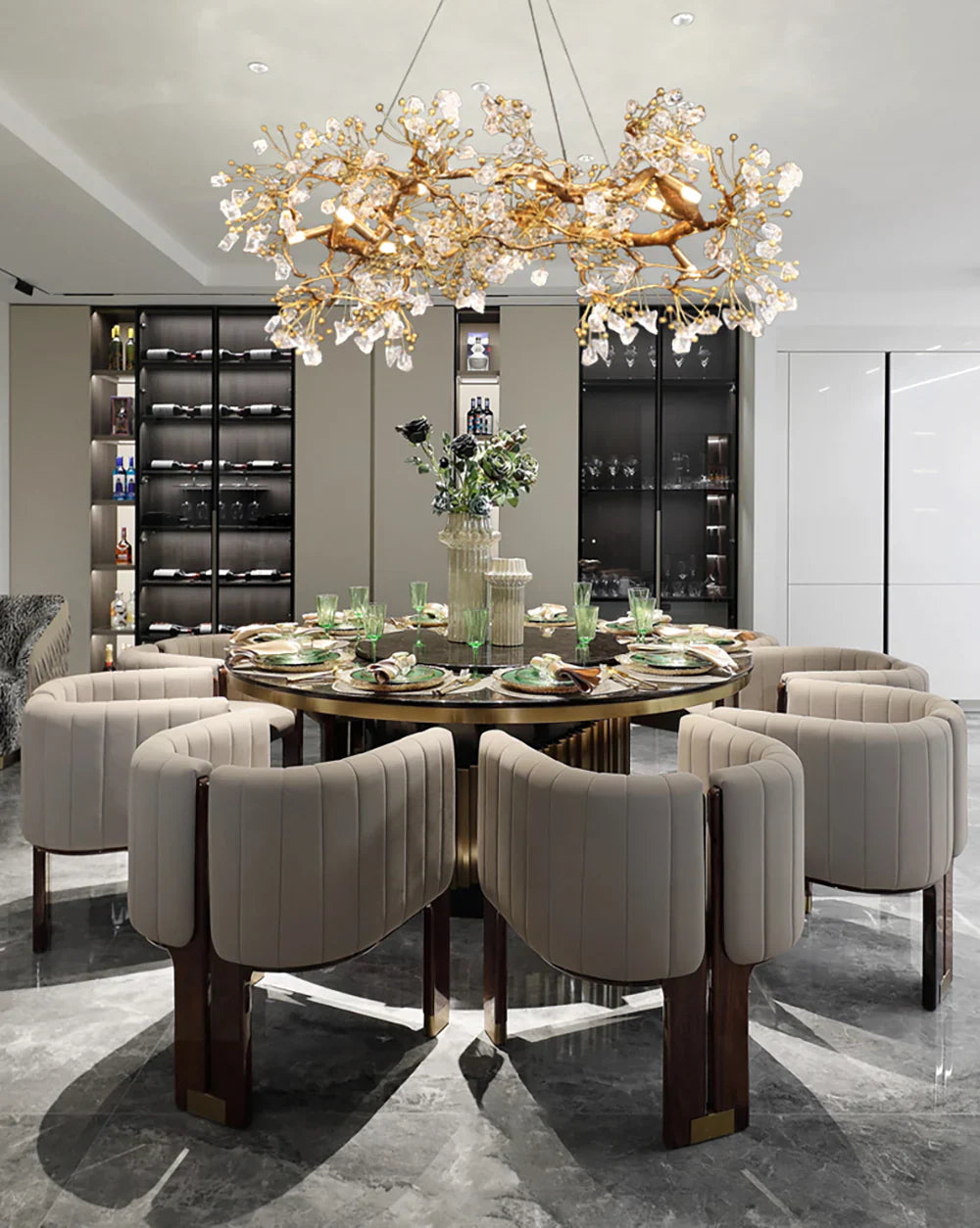 Lorna Berry Branch Shape Glass Chandelier product image