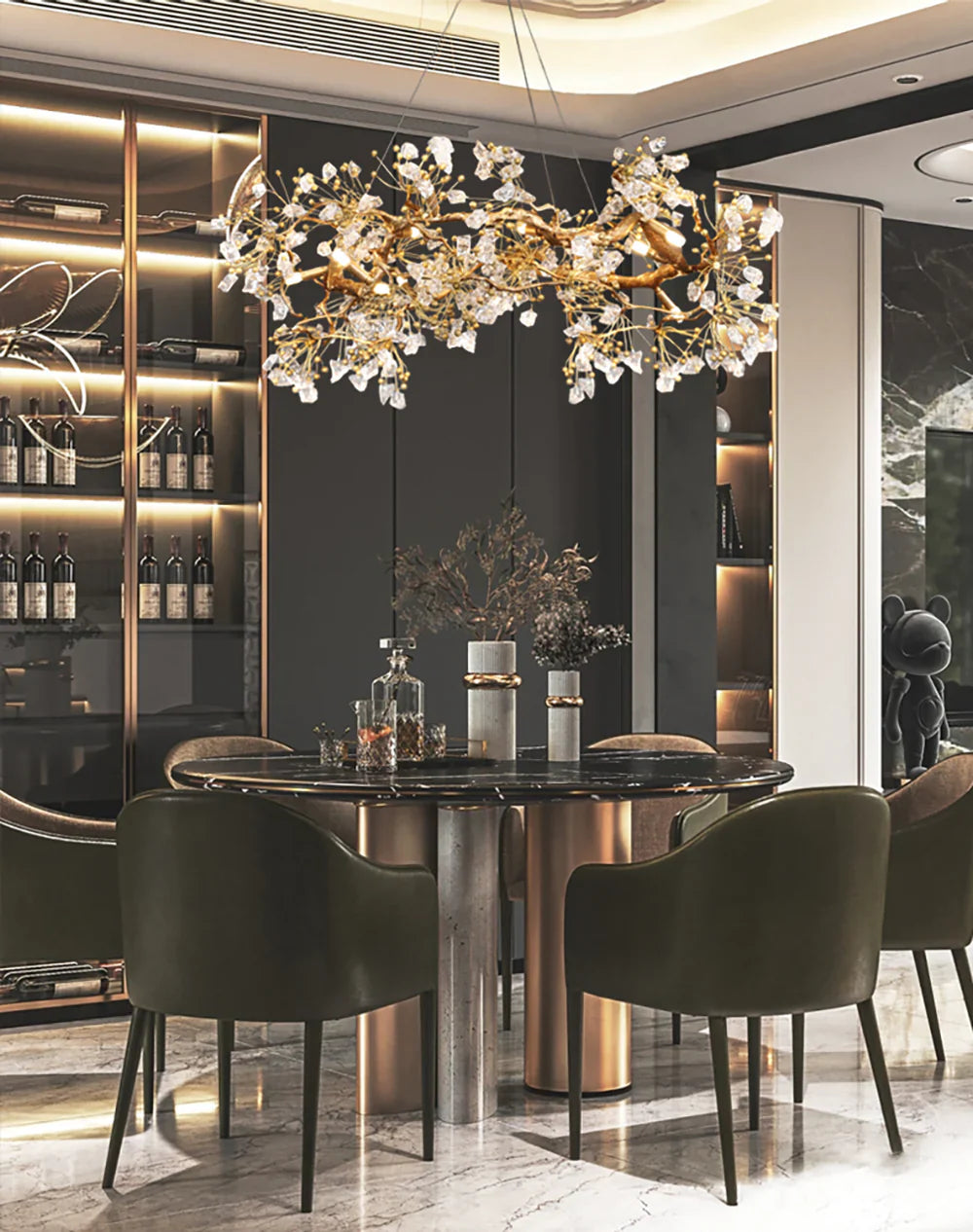 Lorna Berry Branch Shape Glass Chandelier product image