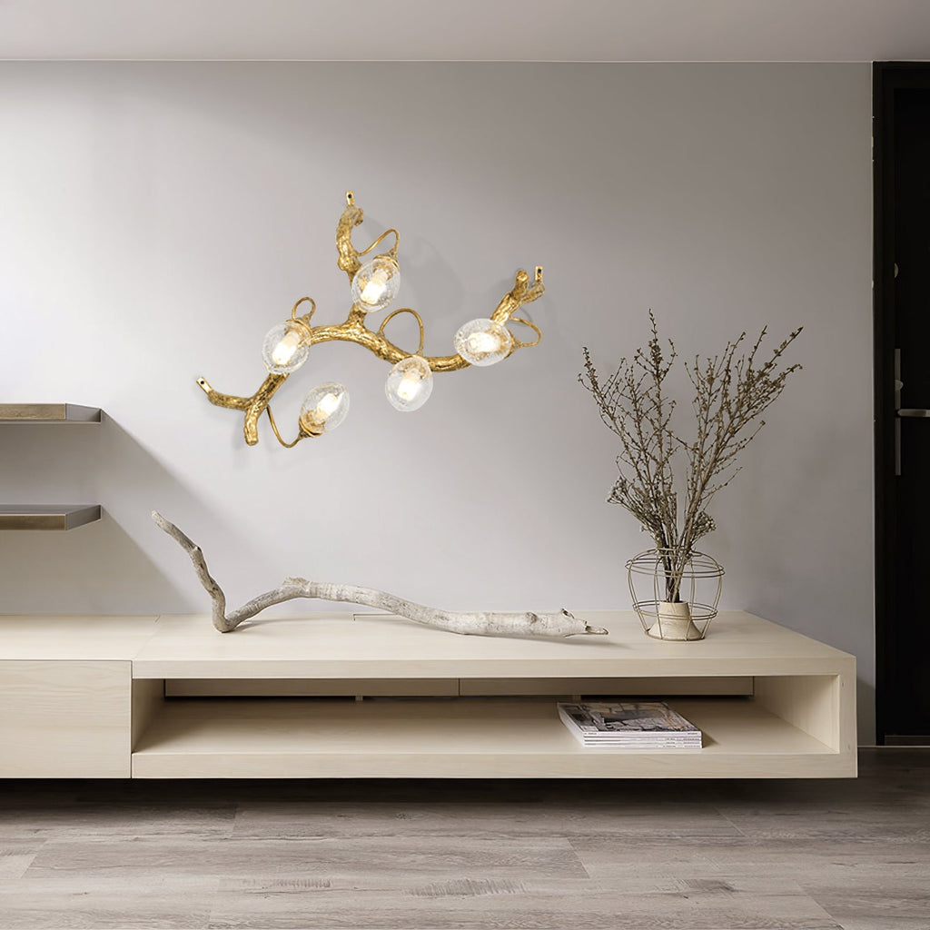 Lotus Brass Branch Wall Lamp product image