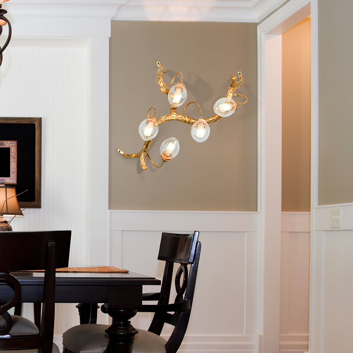 Lotus Brass Branch Wall Lamp product image