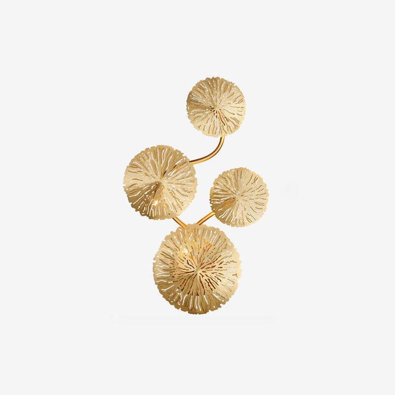 Lotus Leaf Branch Wall Sconce by Bling Lighting Studio