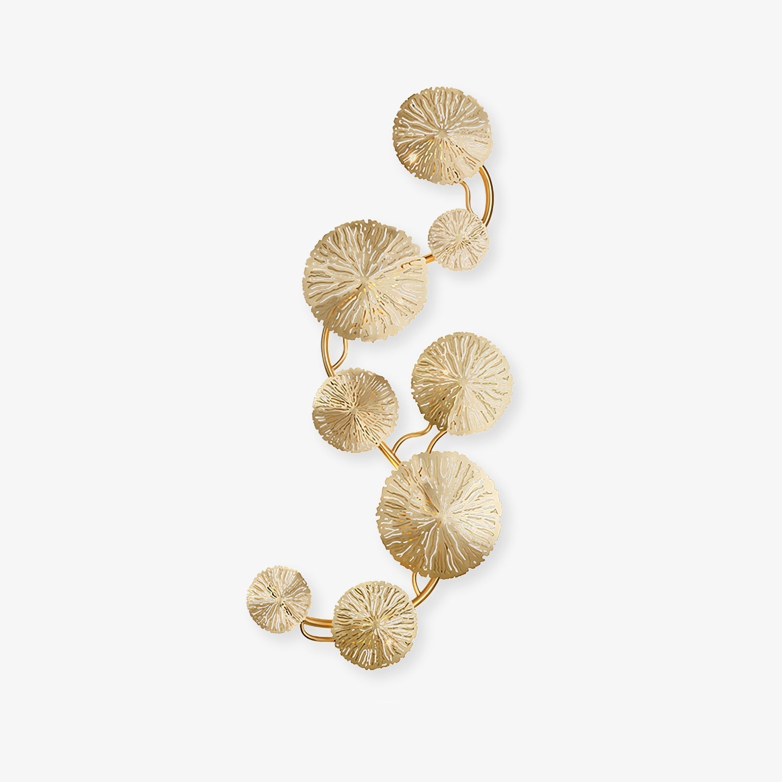 Lotus Leaf Branch Wall Sconce by Bling Lighting Studio