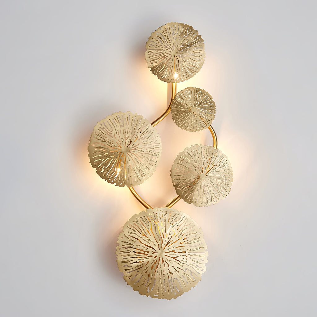 Lotus Leaf Branch Wall Sconce product image