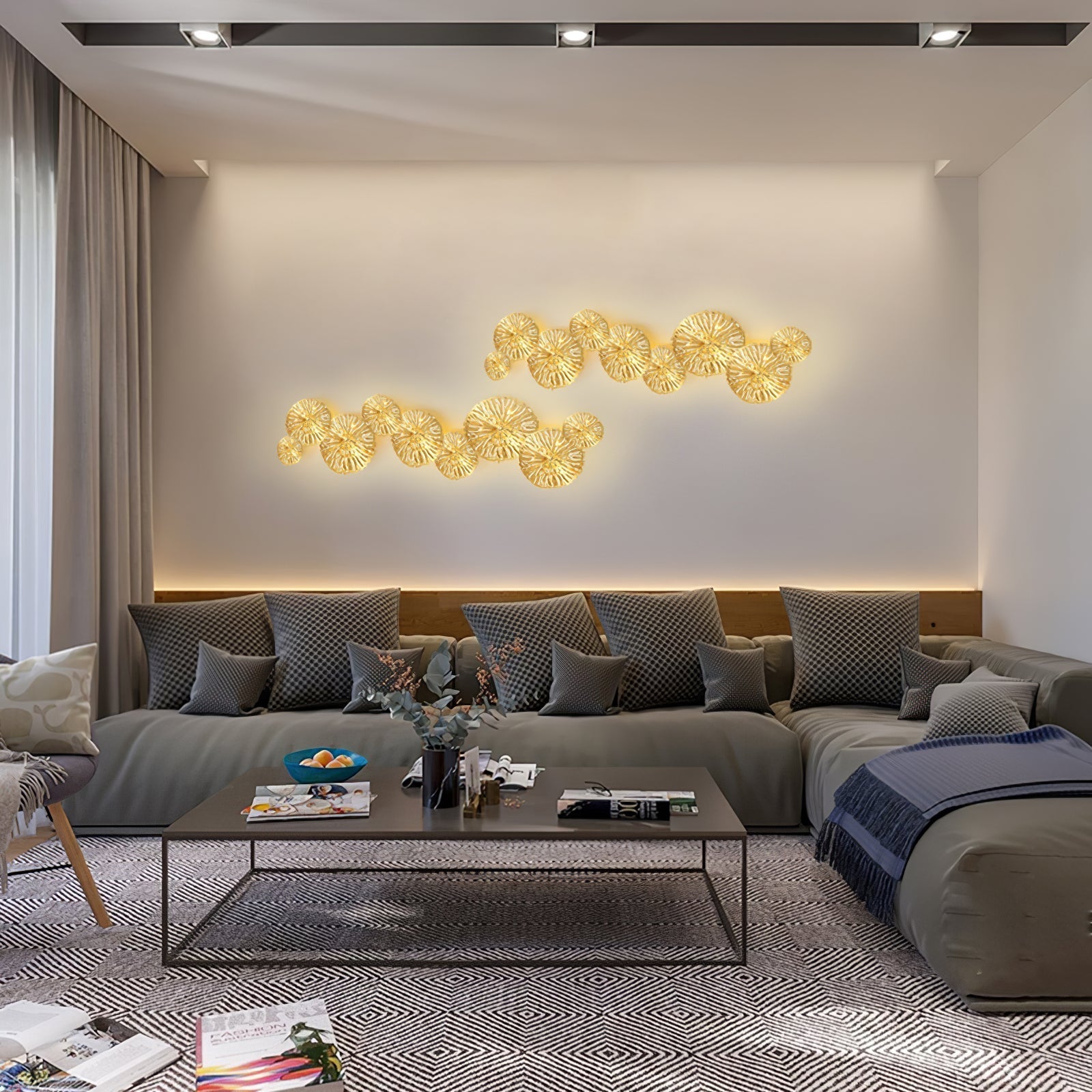 Lotus Leaf Branch Wall Sconce product image
