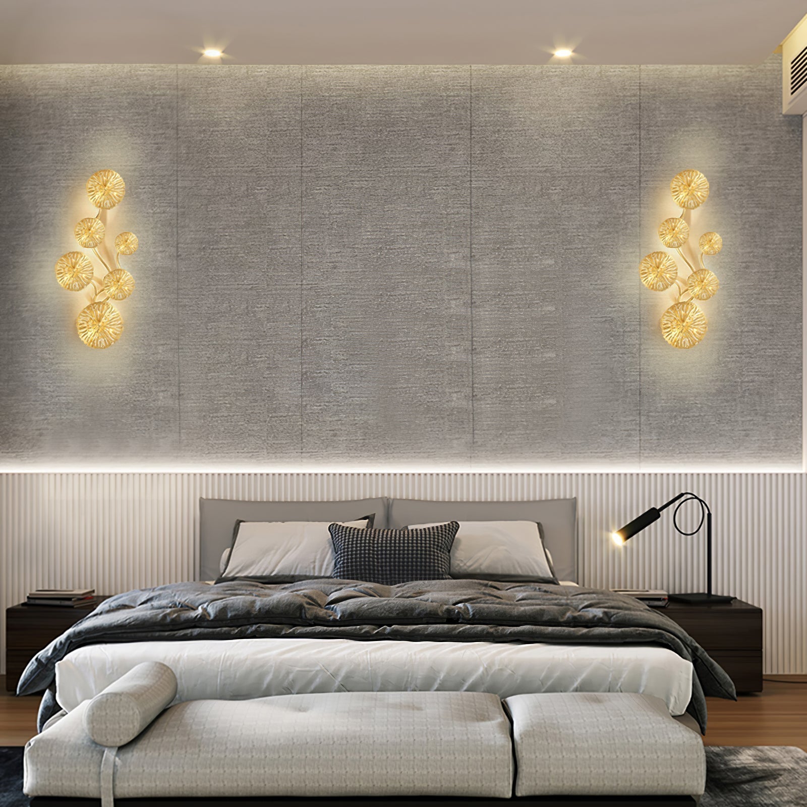 Lotus Leaf Branch Wall Sconce product image