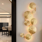 Lotus Leaf Branch Wall Sconce by Bling Lighting Studio