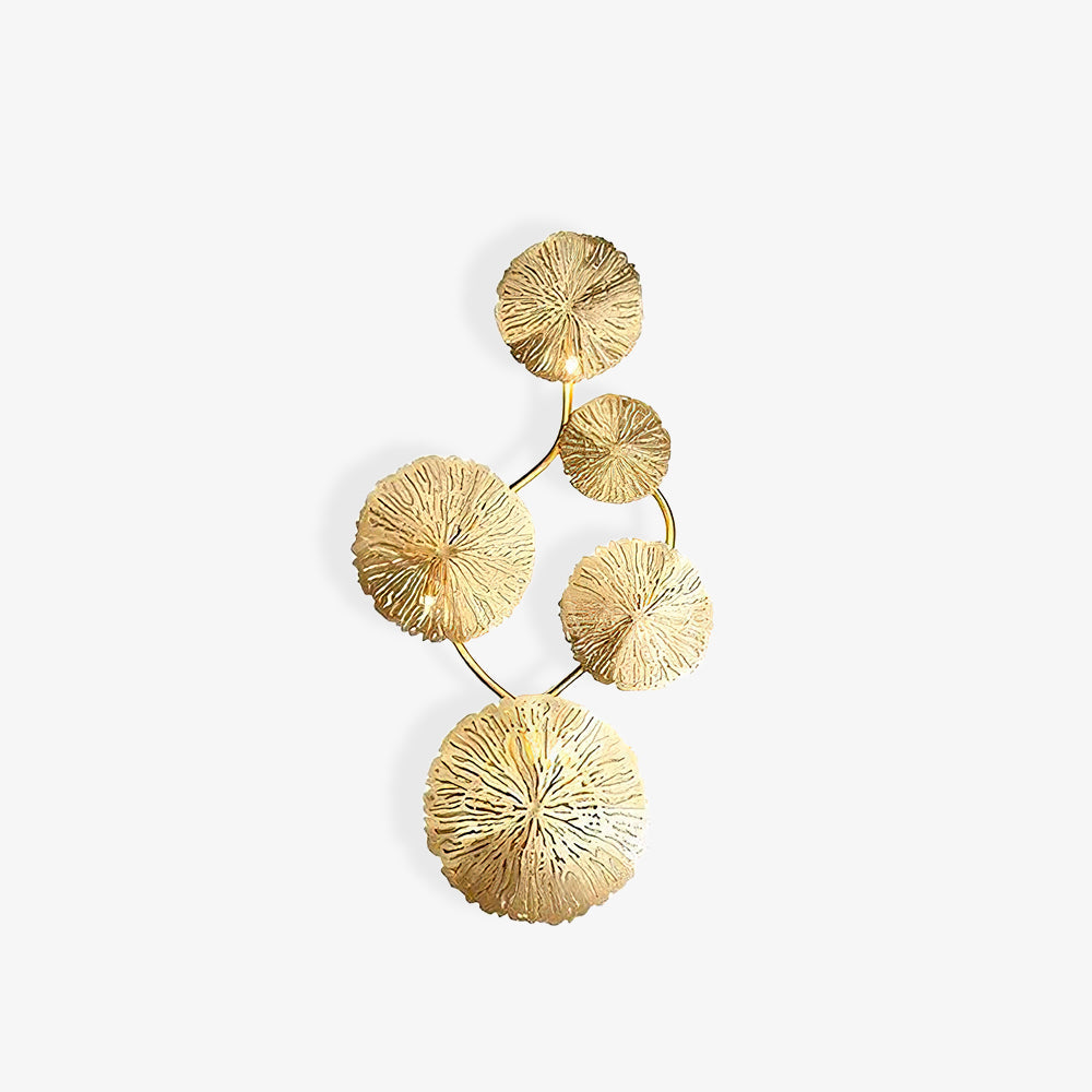 Lotus Leaf Branch Wall Sconce by Bling Lighting Studio