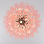 Luxury Murano Rosa Tube Chandelier product image