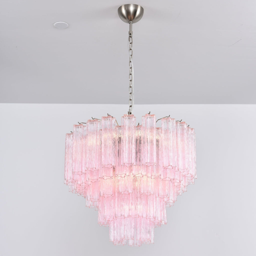 Luxury Murano Rosa Tube Chandelier product image