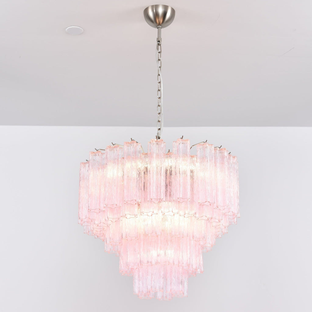 Luxury Murano Rosa Tube Chandelier product image