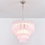 Luxury Murano Rosa Tube Chandelier product image