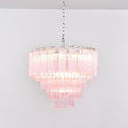 Luxury Murano Rosa Tube Chandelier product image