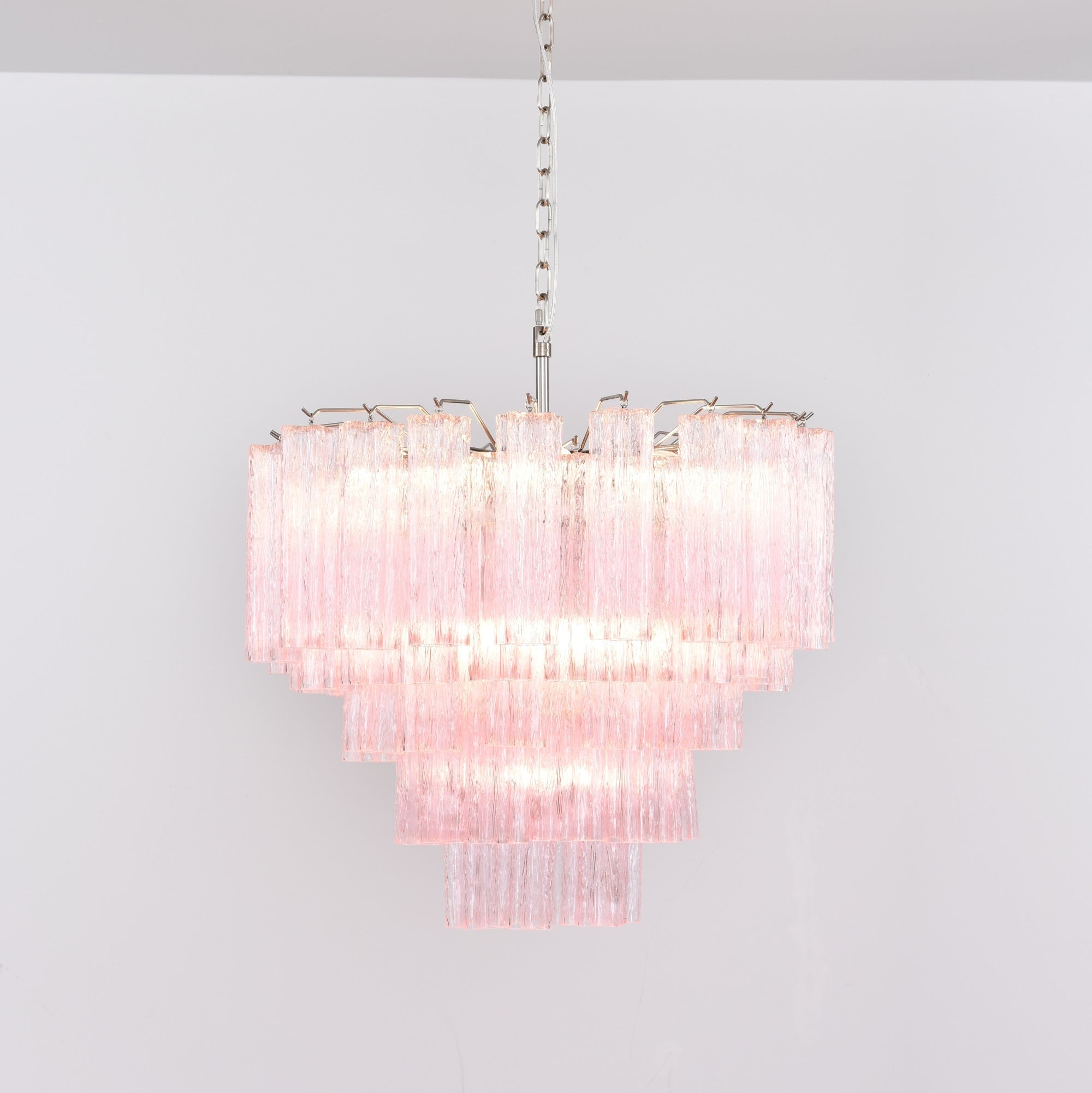 Luxury Murano Rosa Tube Chandelier product image