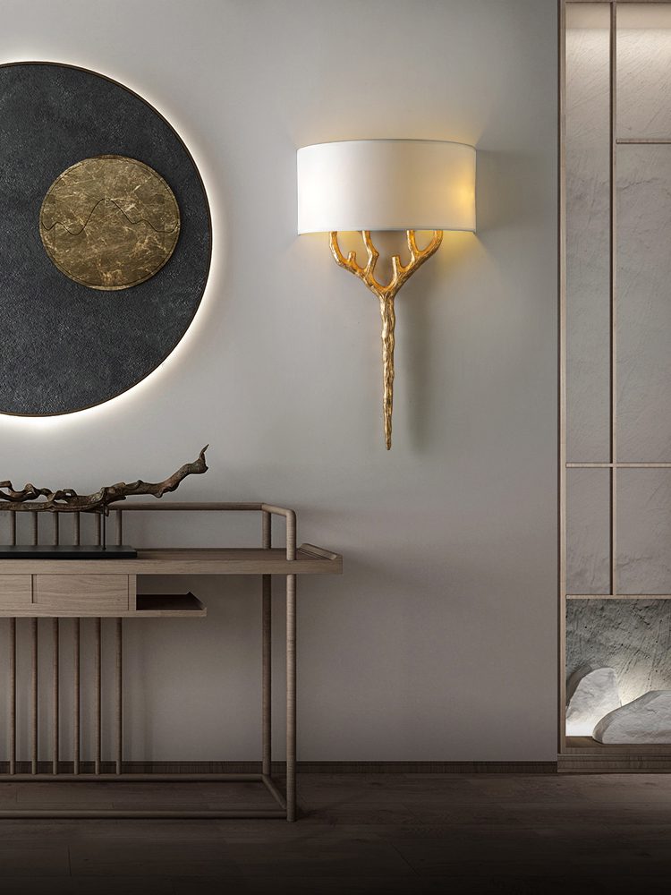 Lucky Branch Tree Wall Lamp by Bling Lighting Studio