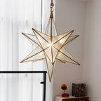 Luminara Murano Glass Star Chandelier