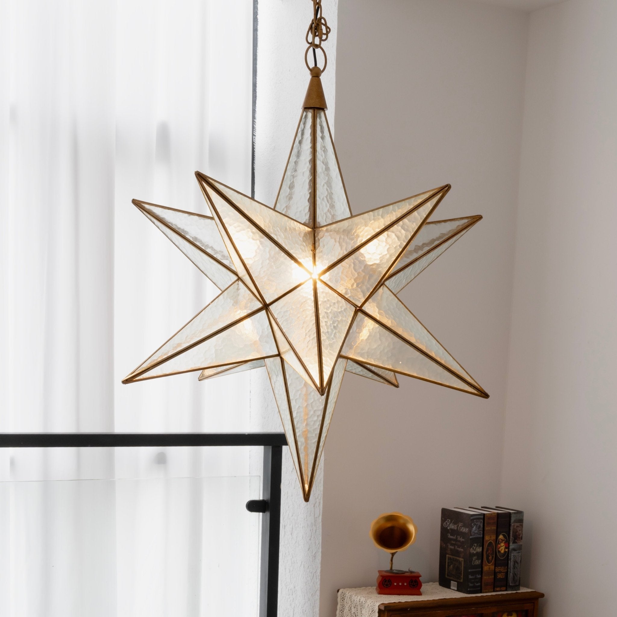 Luminara Murano Glass Star Chandelier