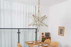 Luminara Murano Glass Star Chandelier