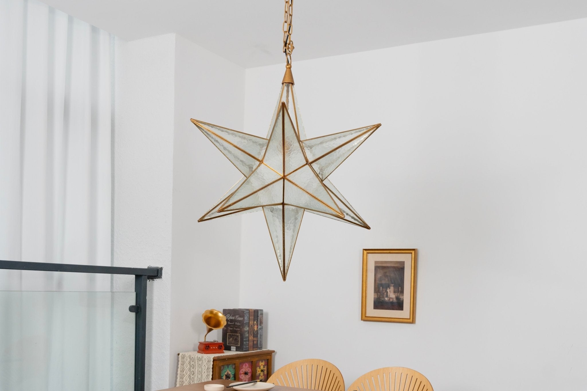 Luminara Murano Glass Star Chandelier