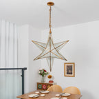 Luminara Murano Glass Star Chandelier