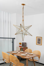 Luminara Murano Glass Star Chandelier