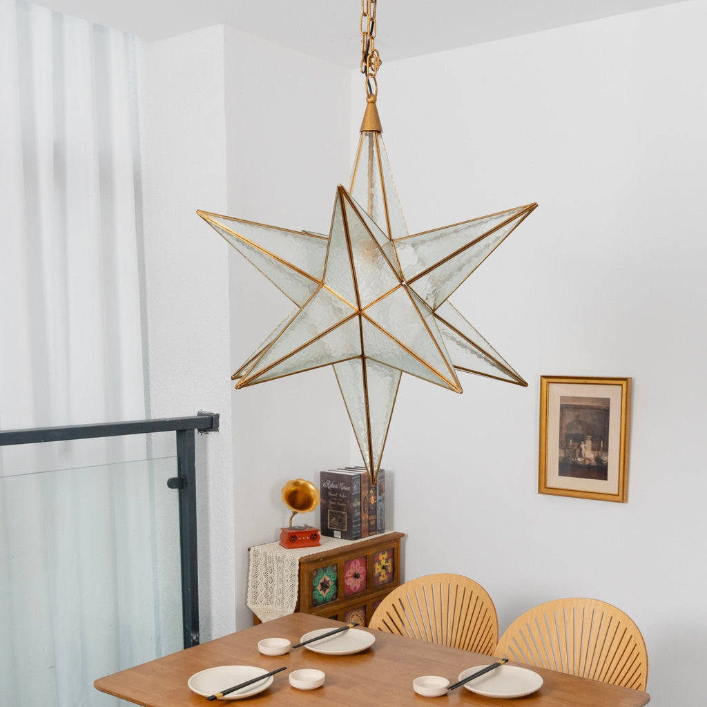 Luminara Murano Glass Star Chandelier