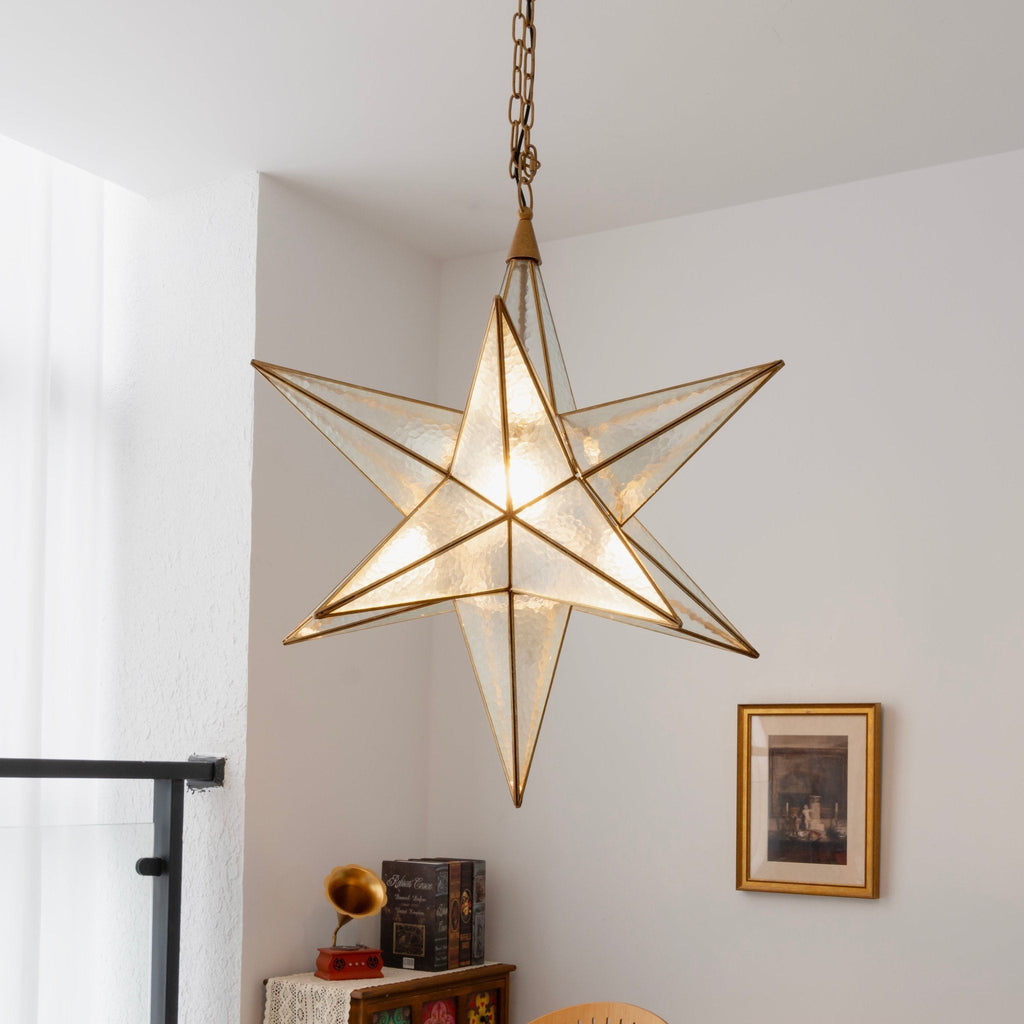 Luminara Murano Glass Star Chandelier