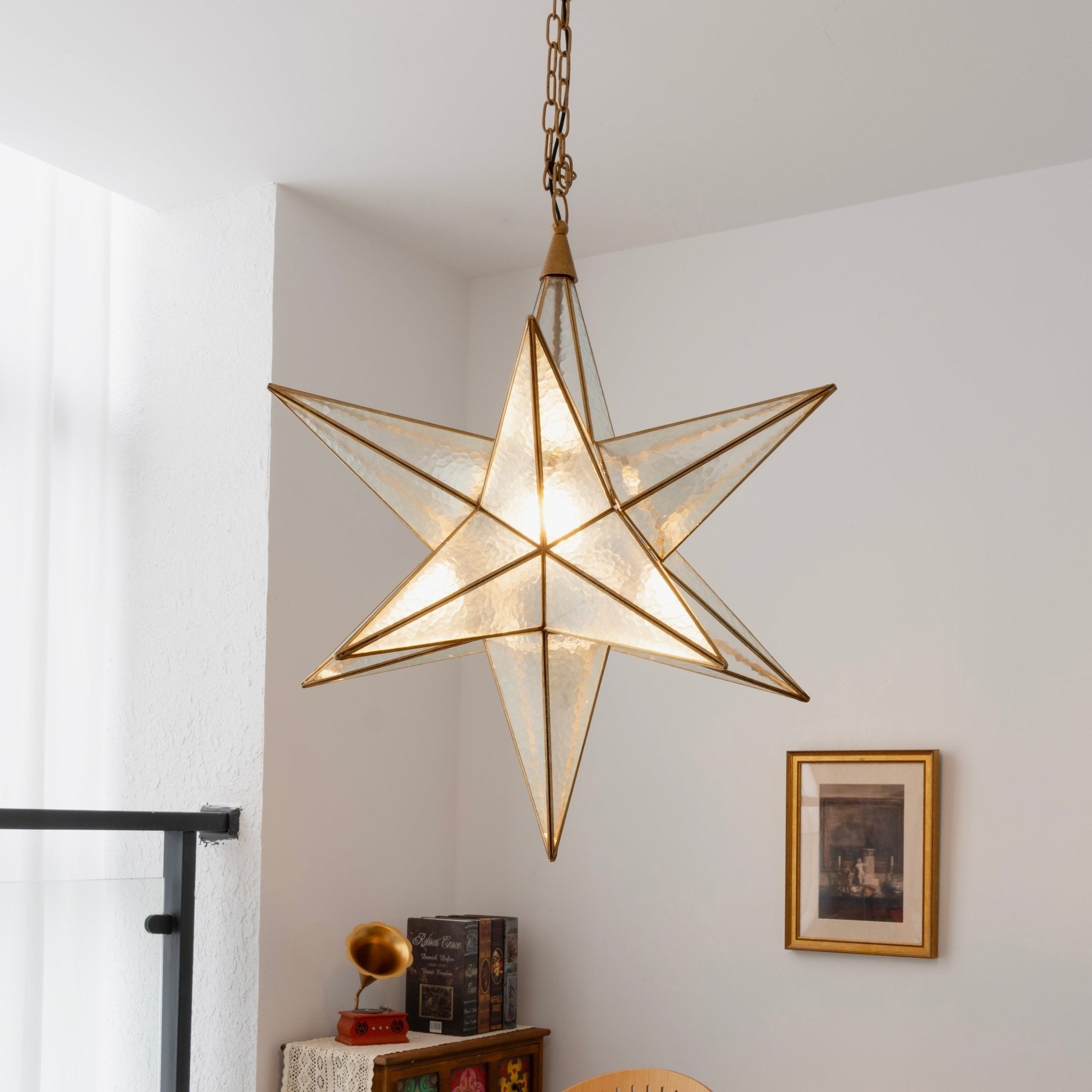 Luminara Murano Glass Star Chandelier