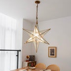 Luminara Murano Glass Star Chandelier
