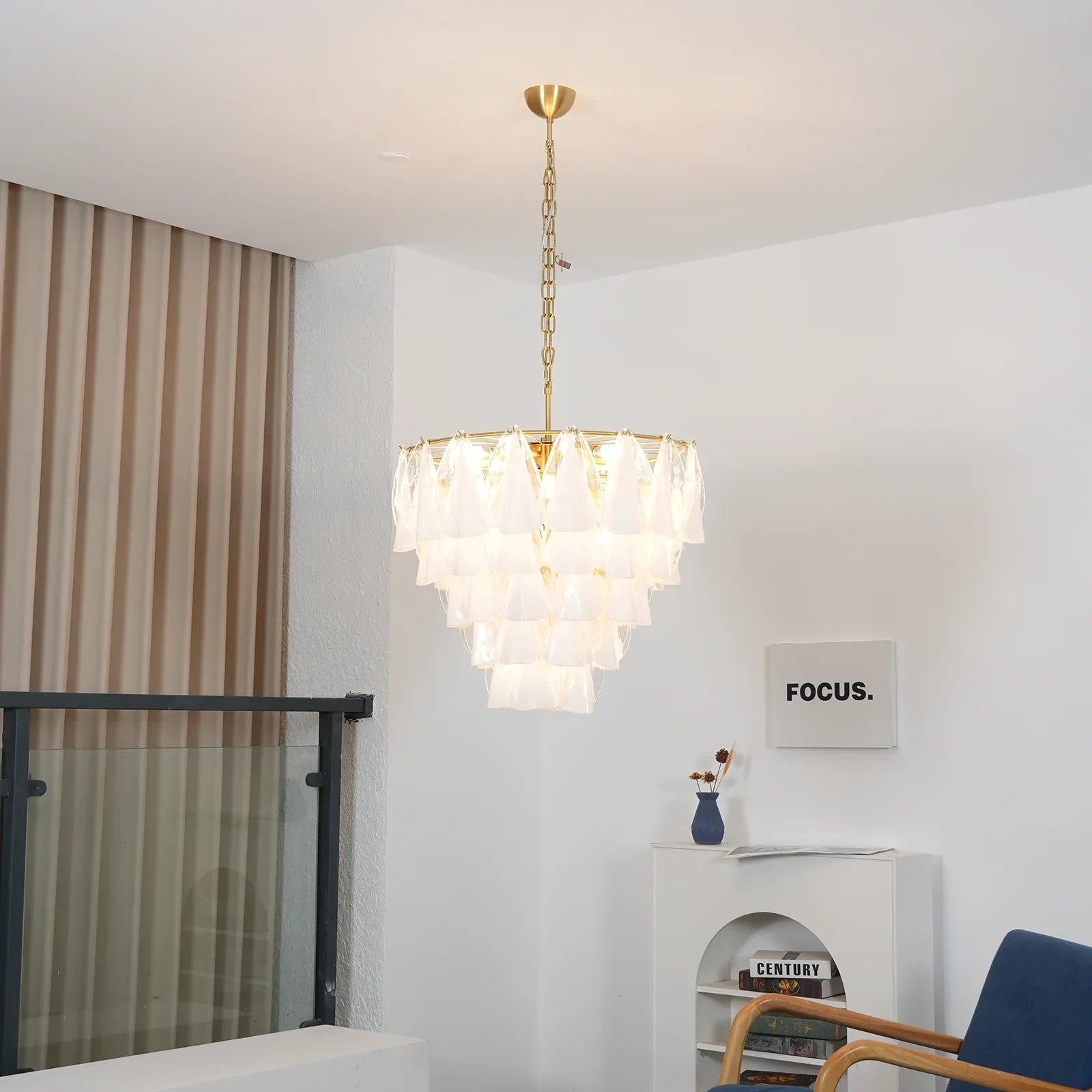 Lunara Murano Petal Glass Chandelier product image