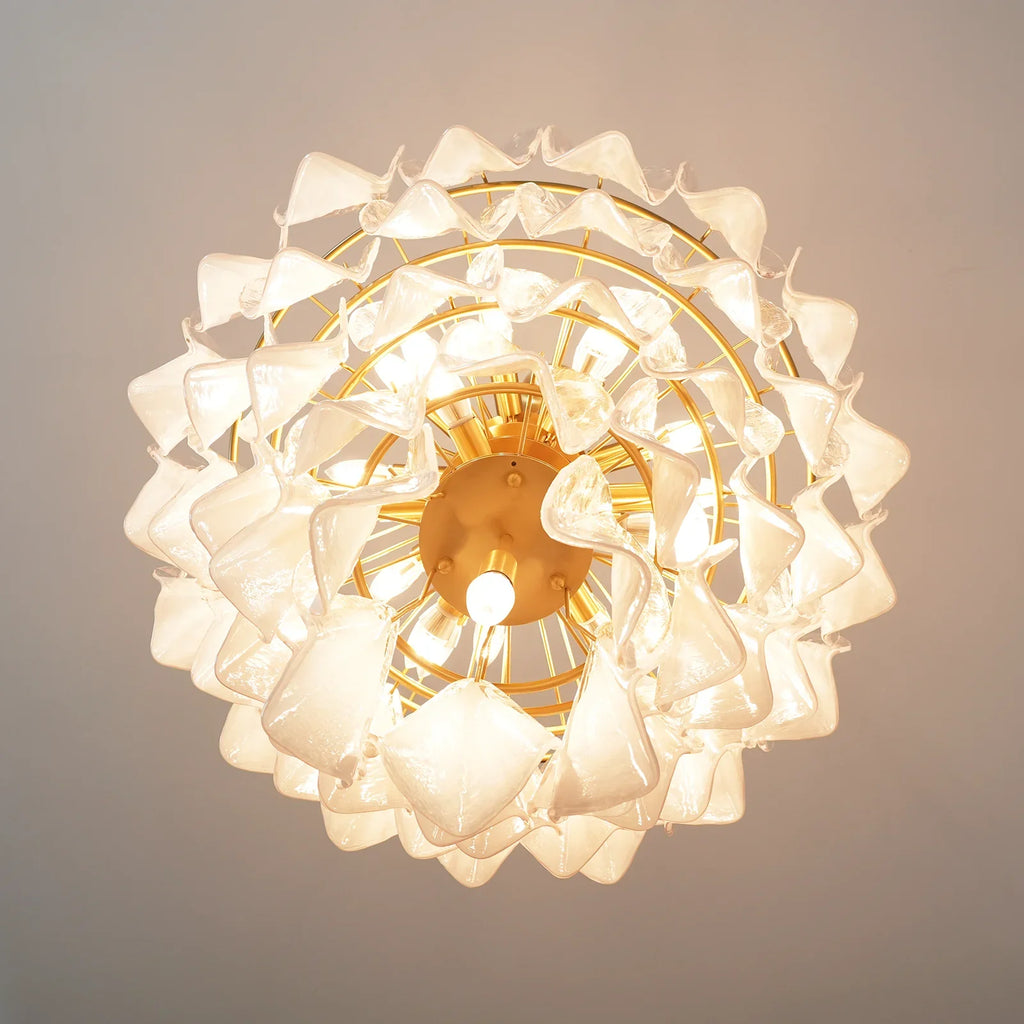 Lunara Murano Petal Glass Chandelier product image