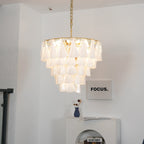 Lunara Murano Petal Glass Chandelier product image
