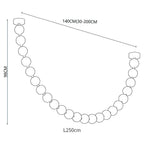 Strand Necklace Chandelier lighting by Bling Lighting Studio