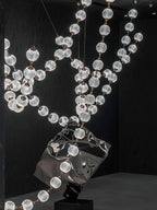 Strand Necklace Chandelier lighting by Bling Lighting Studio