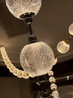 Strand Necklace Chandelier lighting by Bling Lighting Studio