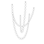 Strand Necklace Chandelier lighting by Bling Lighting Studio