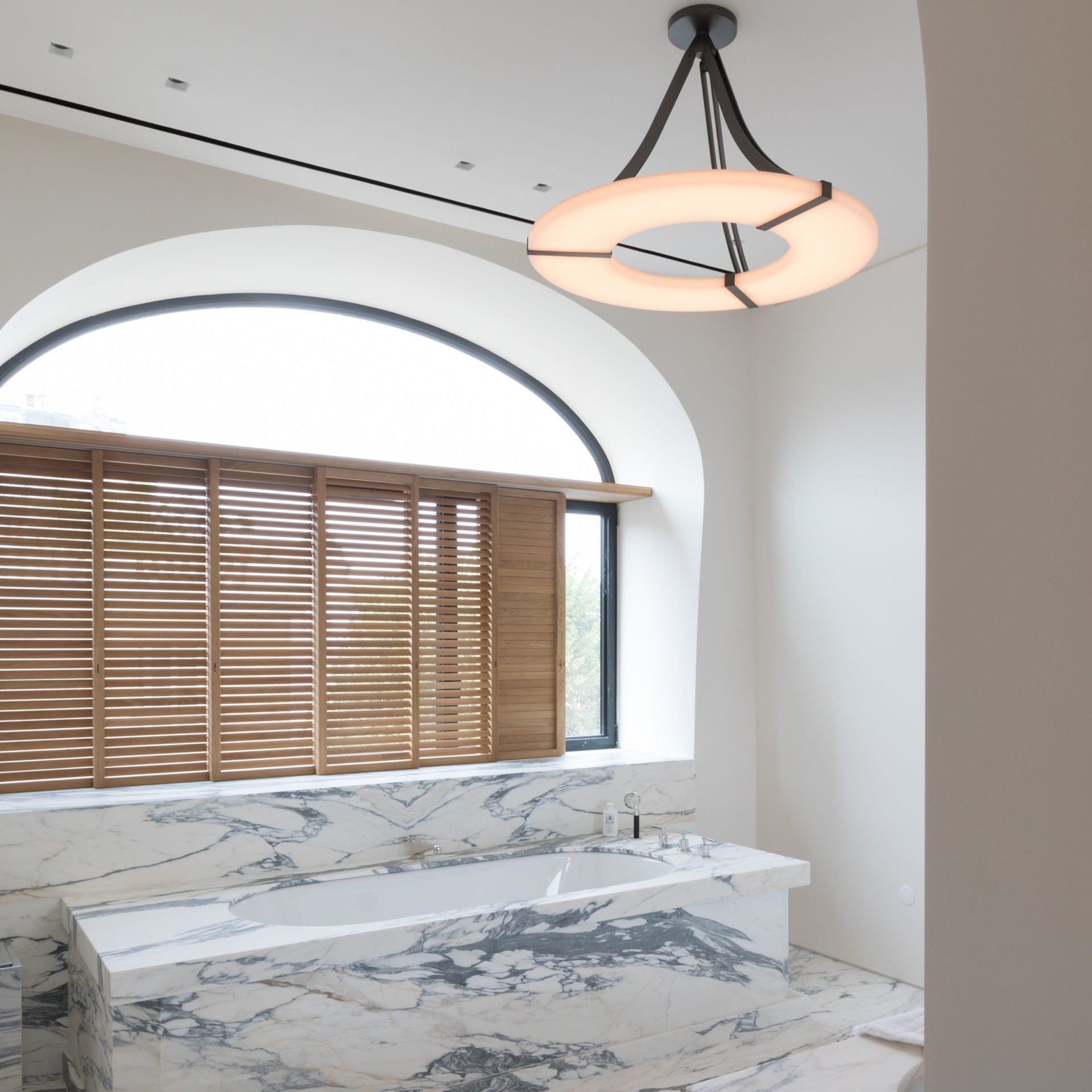 Luxembourg Alabaster Chandelier by Bling Lighting Studio