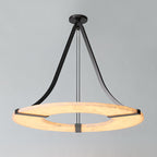 Luxembourg Alabaster Chandelier by Bling Lighting Studio