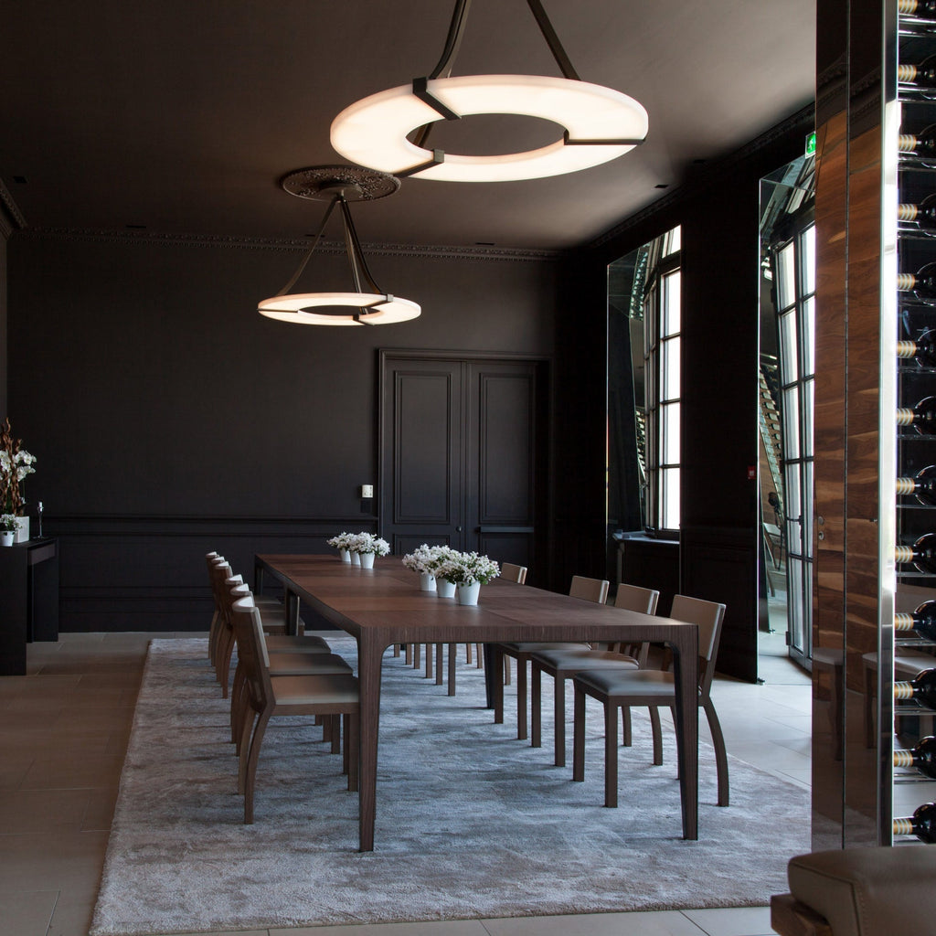 Luxembourg Alabaster Chandelier by Bling Lighting Studio
