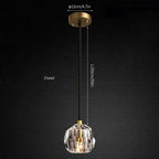 Luxury Faceted Crystal Cluster Chandelier