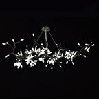 Selenite Crystal Blossom Branching Tree Chandelier by Bling Lighting Studio