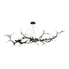 Selenite Crystal Blossom Branching Tree Chandelier by Bling Lighting Studio