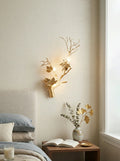 Mable Leaf Branch Wall Sconce by Bling Lighting Studio