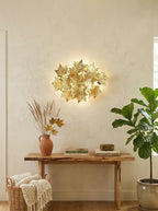 Maple Leaf Branch Wall Sconce by Bling Lighting Studio