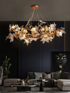 Maple Leaf Brass Branch Chandelier product image