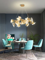 Maple Leaf Brass Branch Chandelier product image