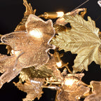 Maple Leaf Brass Branch Chandelier product image