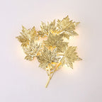 Maple Leaf Branch Wall Sconce by Bling Lighting Studio