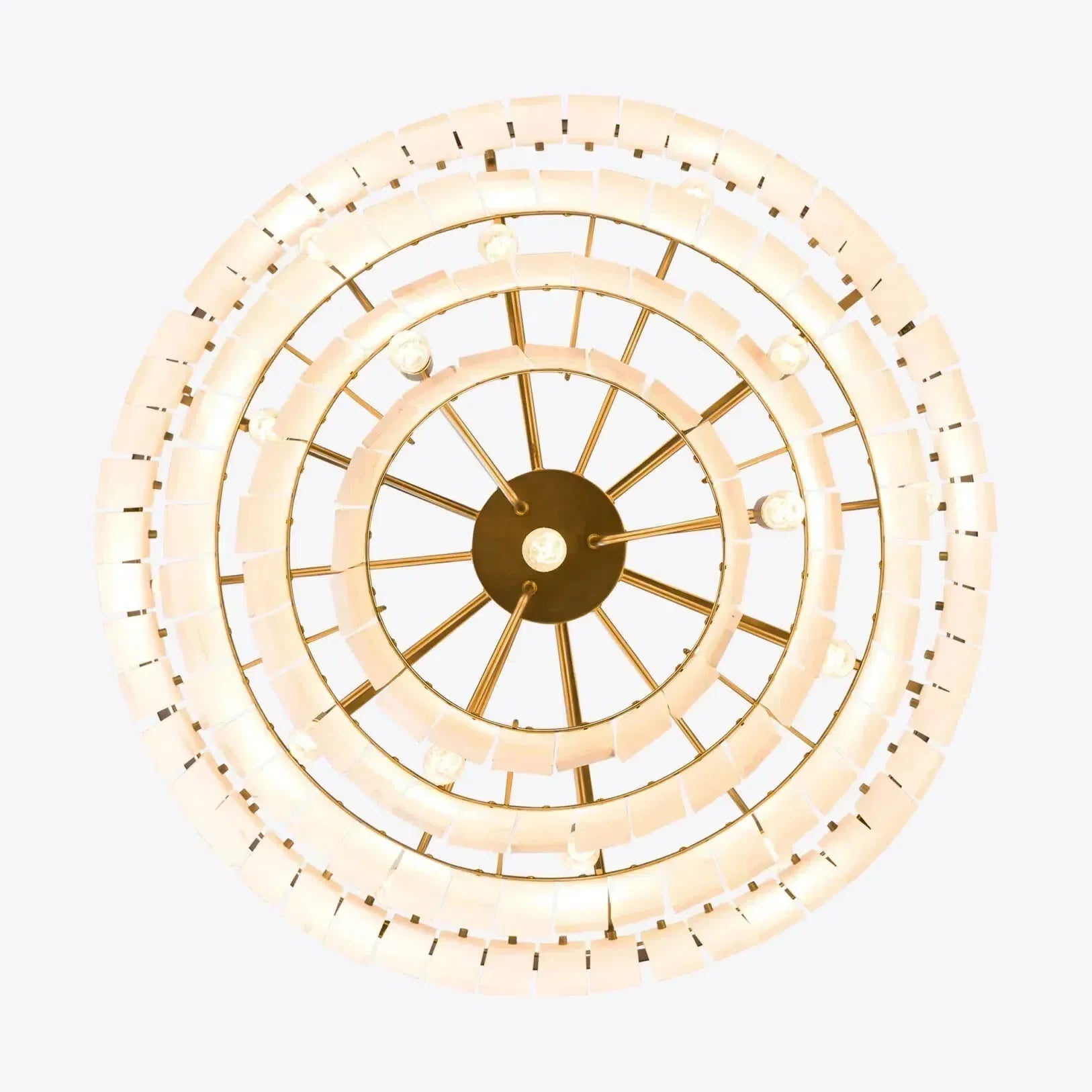 Modern Alabaster Tiered Chandelier product image